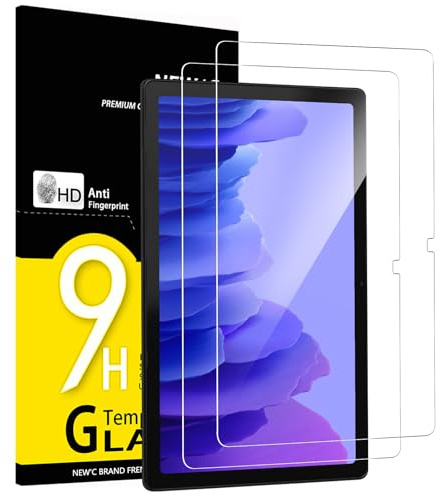 NEW'C 2 Stück, Schutzfolie für Panzerglas für Samsung Galaxy Tab A7 2020 (10,4 Pouces, SM-T500 / T505 / T507), Frei von Kratzern, 9H Härte, HD Displayschutzfolie, 0.33mm Ultra-klar, Ultrabeständig