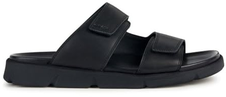 Geox Homme U Xand 2S Sandales, Noir, 43 EU