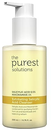 The Purest Solutions 0,5% Salicylsäure + 1% Niacinamid Peeling-Reiniger (200 ml)