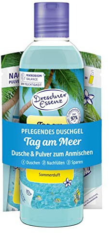 Dresdner Essenz Gel douche Jour à la mer 250 ml avec recharge à mélanger soi-même