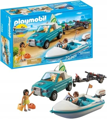 PLAYMOBIL Surfer Pickup avec Speedboat 0 - STK