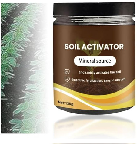 Soil Activated Treasure Soil, 2025 New Organic Soil Activator & Plant Fertilizer for grass,Raised Garden Beds, Potting Mix, and Seedling Compost Prevent Compaction, Promote Plant Rooting (120g)