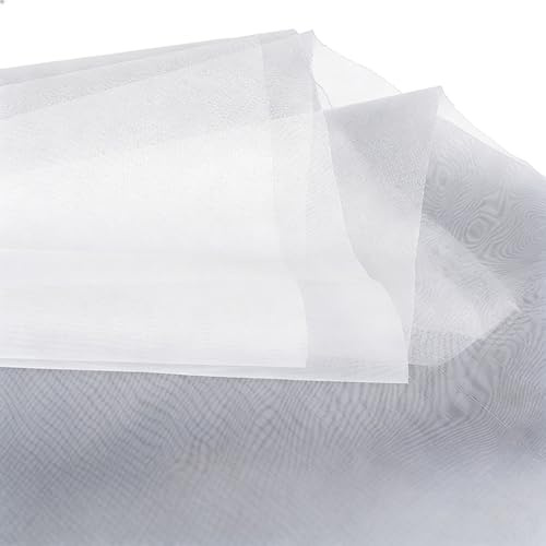 Tela de Filtro de Malla Nailon Fina, Tela Filtrante Reutilizables Alimentario Blanca Industrial para Pintura de Red Tejida, Agua Soja Pantalla Café Vino Bricolaje(Size:1*1m,Color:150 mesh(100 micron))