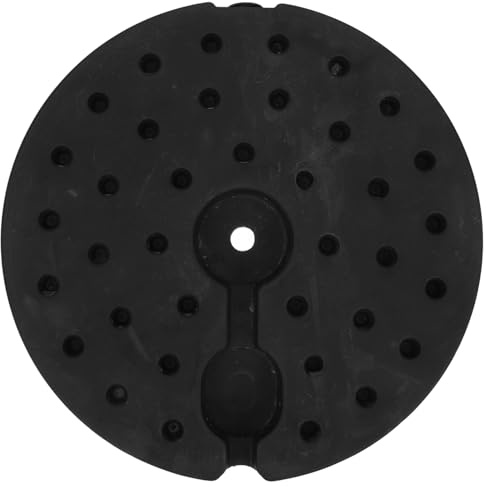 EXCEART Contrapeso para Base de Lámpara de Pie de Plástico Negro 270 Mm Diámetro Superficie Lisa para Soporte de Piezas Liviano en Lámparas DIY
