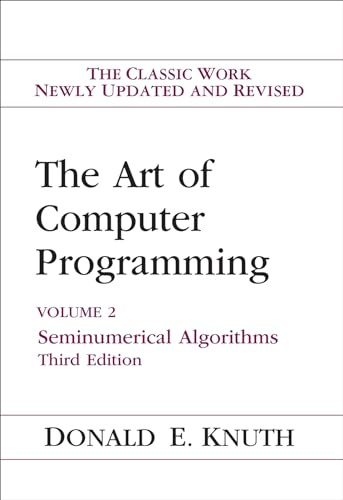 The Art of Computer Programming: Seminumerical Algorithms (2)