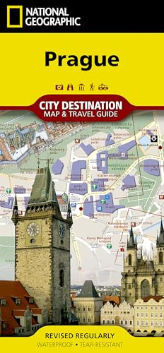 Prague Map (National Geographic Destination City Map)