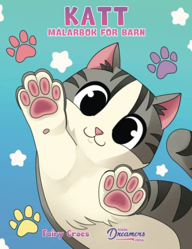 Katt Målarbok för barn