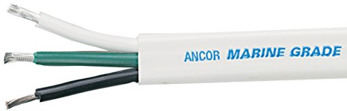 ANCOR MARINE GRADE Products 131110 Triplex Cable, 10/3 AWG (3 x 5mm2), Flat - 100ft