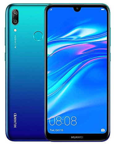 Huawei Y7 (2019) - Smartphone 32GB, 3GB RAM, Dual Sim, Aurora Blue