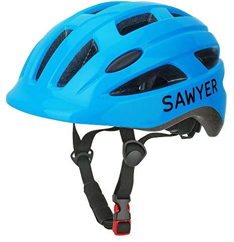 Sawyer Bikes - Casco Infantil Ajustable - Niños 2 a 10 Años (Azul)