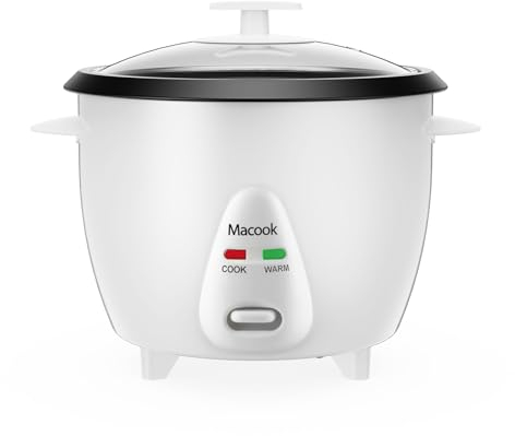 Macook Mini Rice Cooker | 0.6 Liter Multi-functional Rice Cooker Small | Non-Stick Rice Pot | One-button Operation | Automatic Keep Warm | Overheat-proof Design | Suitable for Families of 1-6 People
