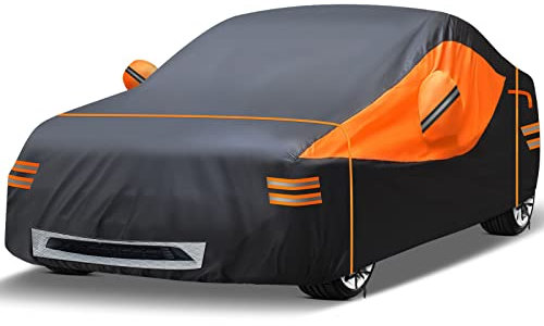 Bâche Voiture Tesla Model Y Exterieur Neverland Bande réfléchissante à 360 Housse de Voiture Protection Auto Étanche Housses pour Auto Housse de véhicule Imperméable Intérieur