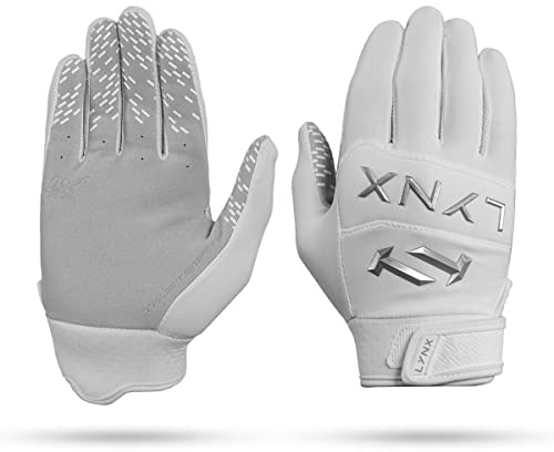 TRUE TEMPER Lynx Women's Lacrosse Gloves, Adult Large, White