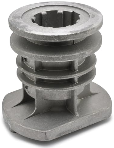 Easyboost soporte de cuchilla portacuchillas para cortacésped Castelgarden GGP Alpina Bestgreen Mountfield Mc Allister Stiga – Ref. OEM 122465608/0, 122465608/1, 122465608/2, 122465608/3