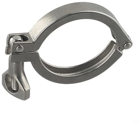 1 54 Morsetto sanitario per connessione rapida nelle industrie alimentari e farmaceutiche, acciaio SS304 lucidato (2)