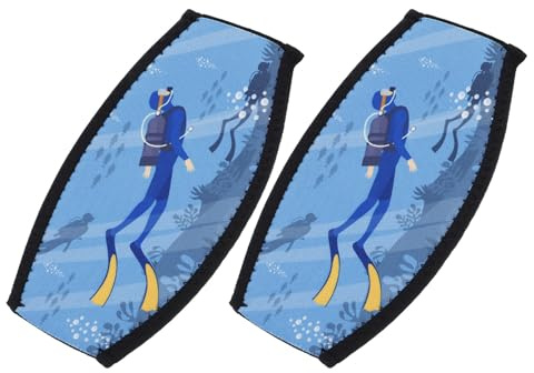 Milisten Accesorios para Equipo de Buceo 2 Cubiertas de Correas para Máscara de Natación, Material Neopreno, para Hombres y Mujeres