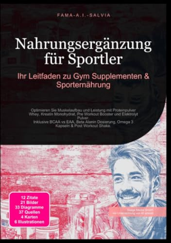Nahrungsergänzung für Sportler: Ihr Leitfaden zu Gym Supplementen & Sporternährung: Optimieren Sie Muskelaufbau und Leistung mit Proteinpulver Whey, ... Omega 3 Kapseln & Post Workout Shake.