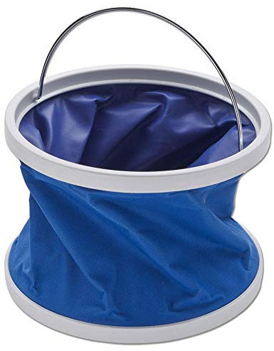 Cubo plegable – Diámetro exterior 240 mm – Altura: 225 mm.