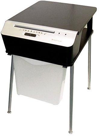 Bonsaii 510909 Partikelschnitt Aktenvernichter mit Druckertisch - 7 Blatt - Doc Shred Fit