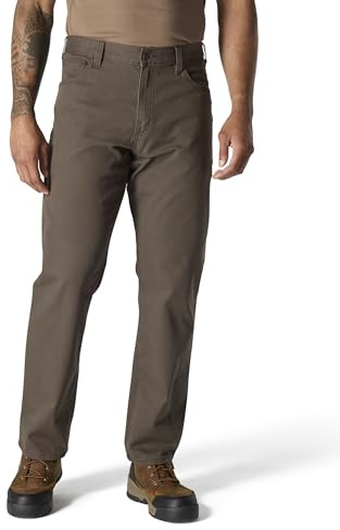 Carhartt Men's Relaxed Straight Rigby Pant, Dark Coffee, W34 x L32