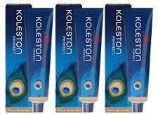 Pack 3x60ml tintes Koleston Perfect Wella nº44/65 castaño medio intenso violeta caoba