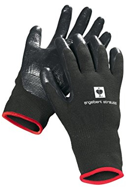 Engelbert Strauss Nitril-Handschuhe Flexible, Farbe:schwarz, Größe:M