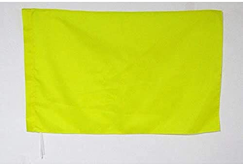 AZ FLAG - Drapeau course automobile rouge - 90x60 cm - Drapeau De Commissaire 100% Polyester Avec Fourreau et Cordelette - Pavillon 45 g