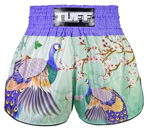 Tuff Sport Muay Thai Boxing Shorts Set Retro Slim Fit MMA Kickboxing Training Shorts