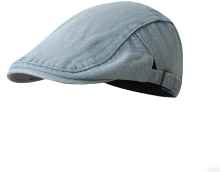 Jiujiutu Flat Cap Damen Vintage Cowboy Vorwärts Sommer mit uv Schutz mütze 54-59cm Allrounder Tägliche Kombination barett Hut Zeitungsjungenkappe