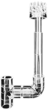 Asyduey Tubo Desnatador Transparente para Acuario, Gira la Superficie, Entrada y Salida, Filtro para Plantas de Agua, Limpieza de Peceras, Accesorios de 16 mm.