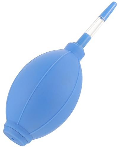 Healvian Poire de Nettoyage Auriculaire Transparente Bleue, Bulbe Nettoyant pour Oreilles à Pression Douce, Outil de Lavage D'oreilles et Portable, Soin Auriculaire Rapide à Domicile,