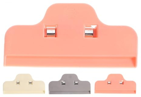 CLISPEED 4 piezas Clips Sellado Reutilizables para Manualidades Pinzas Resistentes para Bolsas de Cocina Protección contra Polvo para Pintura de Diamantes y Bordado Clips Plásticos