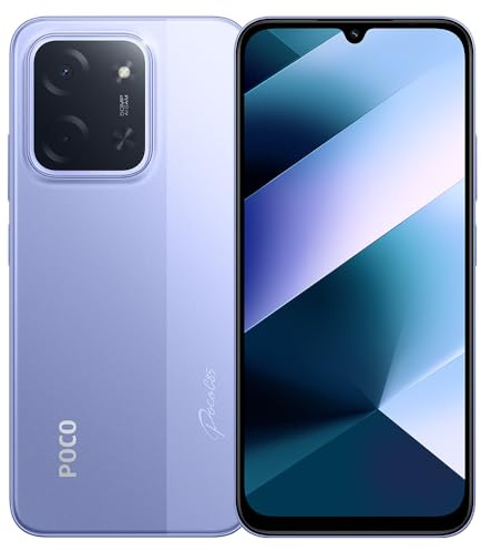 XIAOMI POCO C85 6GB+128GB Smartphone - Écran 6.9 120Hz, 6000mAh, 50MP Appareil Photo, Processeur Helio G81-Ultra, 33W Charge Rapide,Violet(sans Chargeur Inclus)