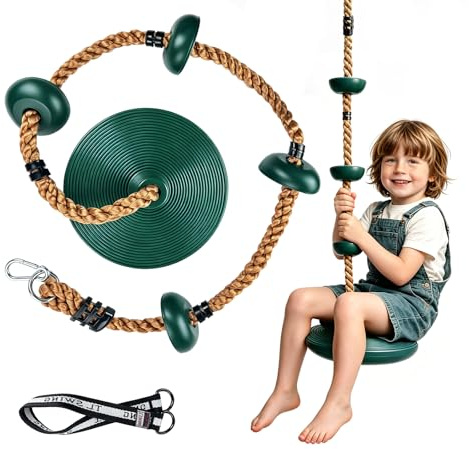 Altalena per Bambini, Altalena da Giardino con Piattaforma per Giardino, Parco, Parco Giochi Bambini Interna ed Esterna Giochi da Giardino Carico Massimo 200 Kg