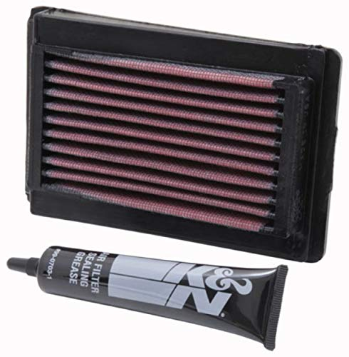K&N YA-6604 Motorrad K&N Tausch-Luftfilter, Rot