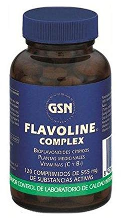 G.S.N. - Complemento Alimenticio - 200 gr | Flavoline Complex | Bioflavonoides Cítricos, Rusco, Ginkgo Biloba y Cola de Caballo | Para el Sistema Circulatorio