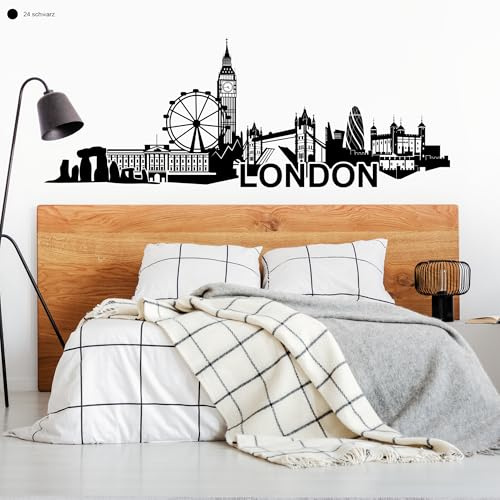 Wandtattoo Loft Skyline London“ Tower of London, Stonehenge uvm/Wandtattoo/Wandsticker/Wandaufkleber / 30 Farben / 3 Größen