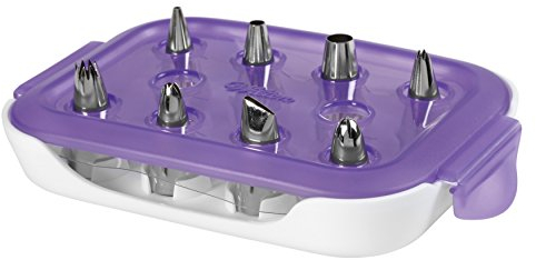 Wilton Beccucci in Acciaio Inox Starter Set/9, Beccucci Sac a Poche, Piping Tip Riutilizzabile per Decorare Torte, Cupcake, Biscotti, Pasticcini - Set/