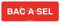 AUA SIGNALETIQUE - Panneau Bac à sel - B - 480x180 mm, Vinyl adhésif
