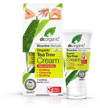 Crema antiséptica de Árbol de Té Dr. Organic 50ml