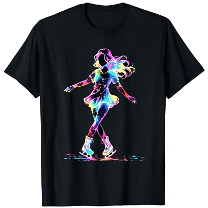 Nette Eiskunstlauf Eiskunstlauf für Mädchen T-Shirt