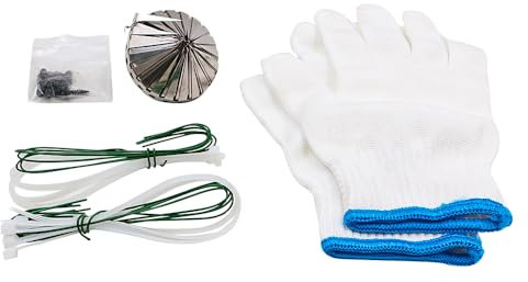 Sarini Protezione antimartore per Tubi di scolo, Anti-ratti, striscianti e morsi Filo spinato per Tubi di scolo, Repellente per martore, detergente per la casa, Protezione dalle martore