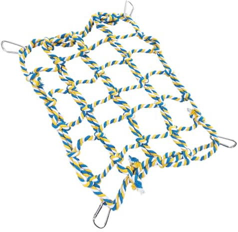 Alnicov Rata Hurón Chinchilla Hámster Hamaca Cama Trenzada Centro para Animales Pequeños Conejillo de Indias Loro Ardilla Jugar Dormir