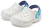 Vunavueya Niña Zuecos Cerrados Niño Mules de Jardín Sandalias Chanclas Zapatos de Playa y Piscina Niños Zapatillas de Casa Verano Blanco 21/22 EU_140