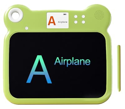 Rittavlor för barn - 20 cm Pedagogisk skiffer för pojkar och flickor från 3 år, bärbar whiteboard för barn, resor, skola, flygplan och spel på väg