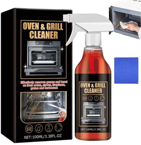 Nettoyant Pour Four Puissant,Spray Clean Four Et Grill,Nettoyant Grill Et Barbecue En Spray,Nettoyant Inox Cuisine,élimine Les Résidus Alimentaires Et La Graisse Incrustés,Pour Fours,Grilles (1PC)