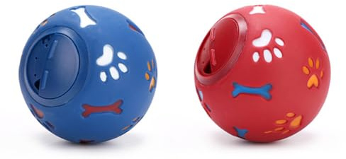 Kichvoe Pelota Creativa para Perros, Juguete de Comida Fugas de TPR, Fácil de Limpiar, para Entrenar y Entretener a Tu Mascota