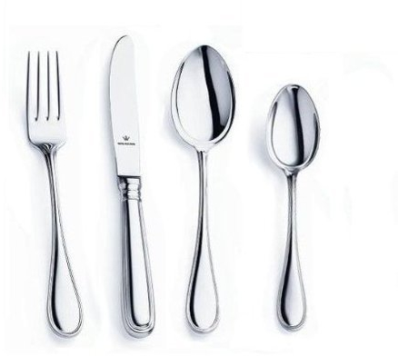 Wilkens Silber - Besteck Schwedisch Faden 30 tlg 180g