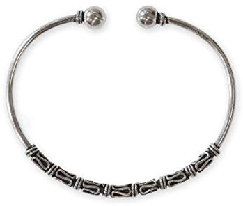 Fly Style Wikinger Armreif aus Silber - Armspange mit Flechtmuster - Wikinger Schmuck, Modelle:Modell C