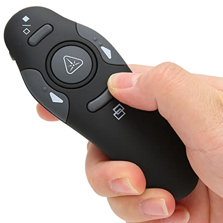 Wireless Presenter Remote, Presentation Clicker Wireless Presenter Remote, Wireless USB Presenter, Powerpoint Clicker for Computer, Laptop, Mac, Keynote